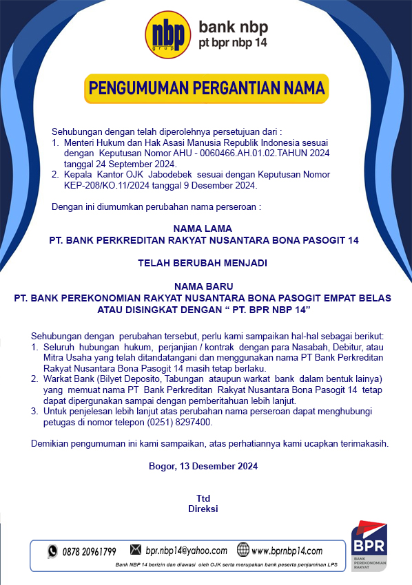 Pergantian Nama